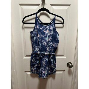 Athleta‎ Girl | Blue Multicolor Romper Sz L/12